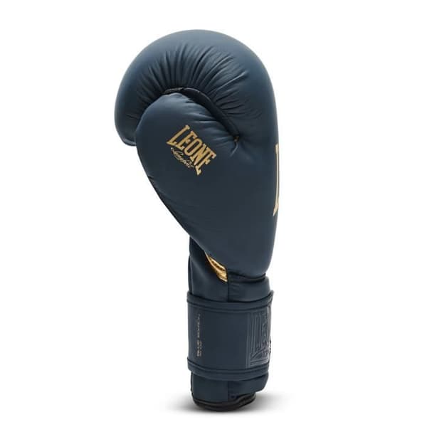 Boxningshandskar - Leone - Blue Edition - 10 oz - PU - Ventilation - Satängfoder