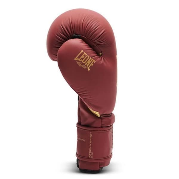 Boxhandskar - Leone - Bordeaux Edition - 10 oz - PU - Satinfodring - Ventilation i handflatan