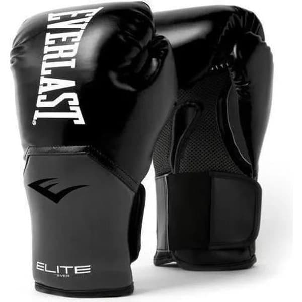 Boxningshandskar - Everlast - Pro Styl Eli - Svart/Grå - Syntetiskt läder - Optimal komfort