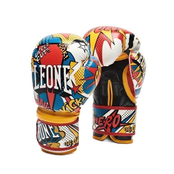 Leone hero boxningshandskar - vit - 6 oz