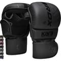 Miniatyrbild 1 av 4: RDX MMA Träningshandskar - Boxning Grappling Sparring Mitts - Svart