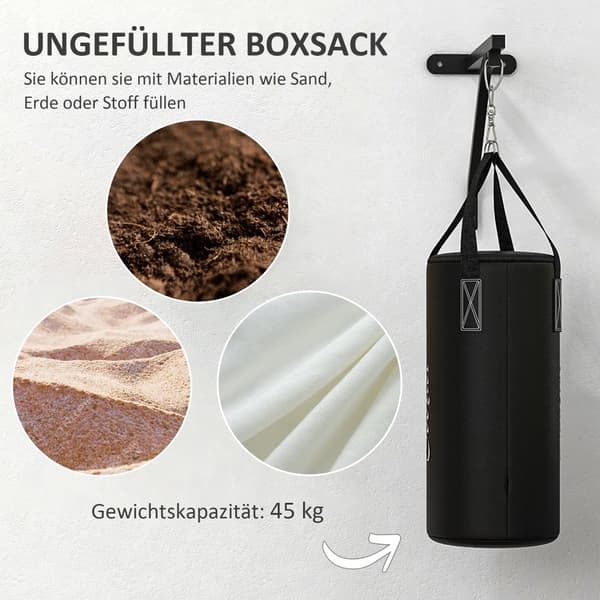 Ställning för Säckboxning, Ø30x90H cm, Svart