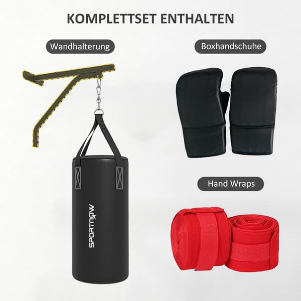 Ställning för Säckboxning, Ø30x90H cm, Svart