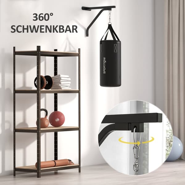 Ställning för Säckboxning, Ø30x90H cm, Svart