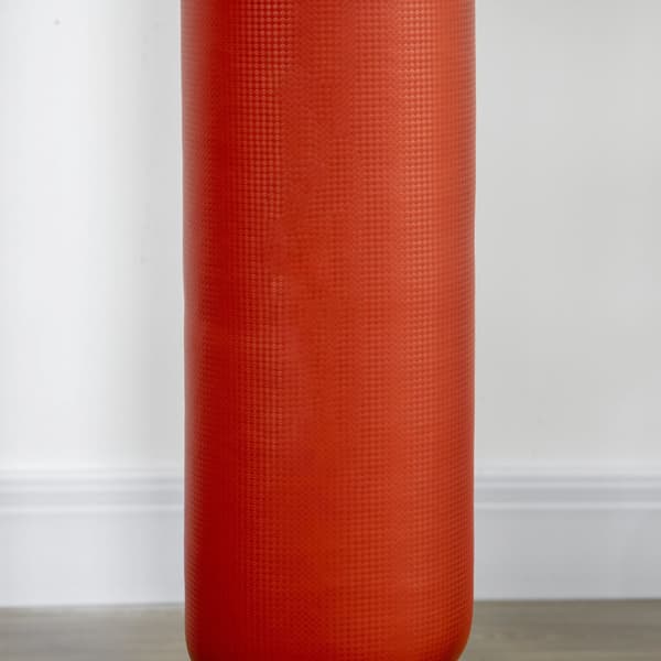 Boxningsställ, Standbox, 84x36x140-205 cm, Svart+Röd+Vit