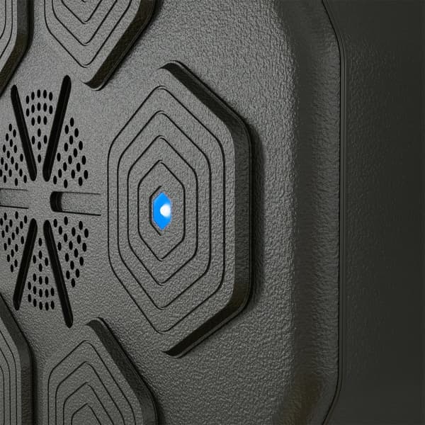Elektronisk Bluetooth Boksemaskine, 40x40x7.5 cm, Sort
