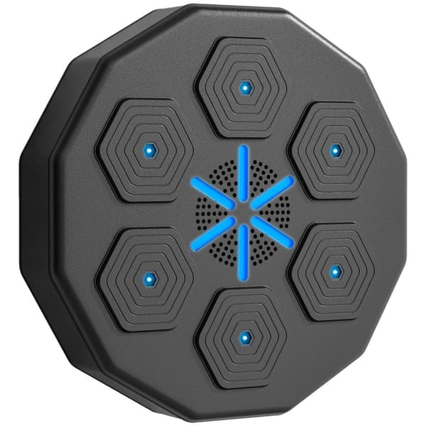 Elektronisk Bluetooth Boksemaskine, 40x40x7.5 cm, Sort
