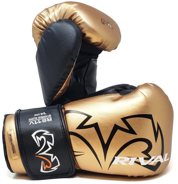 Rival RS11v Evolution Sparring Boxningshandskar Guld 16OZ