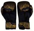 Miniatyrbild 1 av 3: WarHouse Dragon Svarta/Guld 12OZ Boxningshandskar