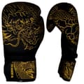 Miniatyrbild 3 av 3: WarHouse Dragon Svarta/Guld 16OZ Boxningshandskar