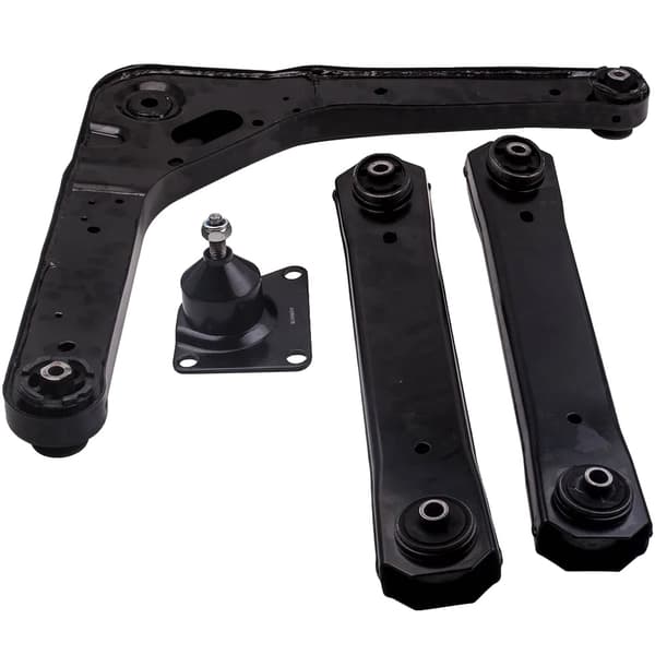 Suspensionskontrolarmkit til Jeep Grand Cherokee, holdbar jernkonstruktion, forsamlede komponenter, kompatibel med modeller fra 1999-2004.