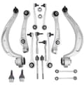 Pikkukuva 1 / 4: Ohjausvarret -sarja, etu ylä- ja alapaikka, sopii Audi A4 B8, A5 08-2009, OEM-osanumero 8K0407693N, 8K0407694N.
