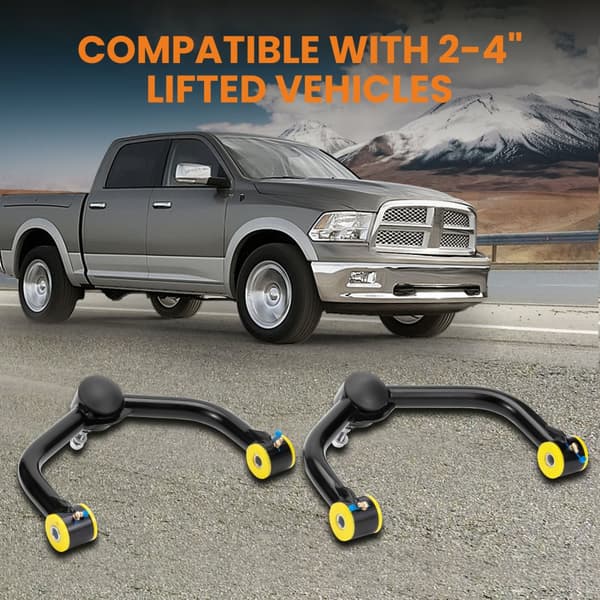 Etuyläohjausvarret, 2-4" nosto Dodge Ram 1500 2006-2021, teräsrakenne