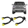 Pikkukuva 1 / 4: Etupään yläohjauskannattimet Dodge Ram 1500:lle, 2-4" nostolle, teräksinen putkirakenne (2006-2021)