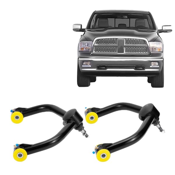 Etupään yläohjauskannattimet Dodge Ram 1500:lle, 2-4" nostolle, teräksinen putkirakenne (2006-2021)