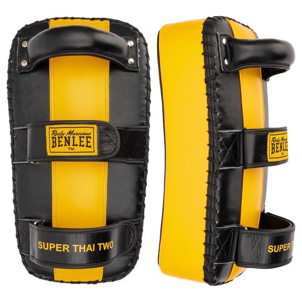 Benlee Læder Arm Pad Curve Super Thai Two 2 Enheder Sort