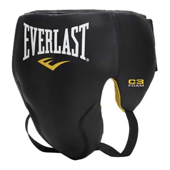 Everlast Pro Competition Hook&loop Nahkainen Nivussuoja Musta XL