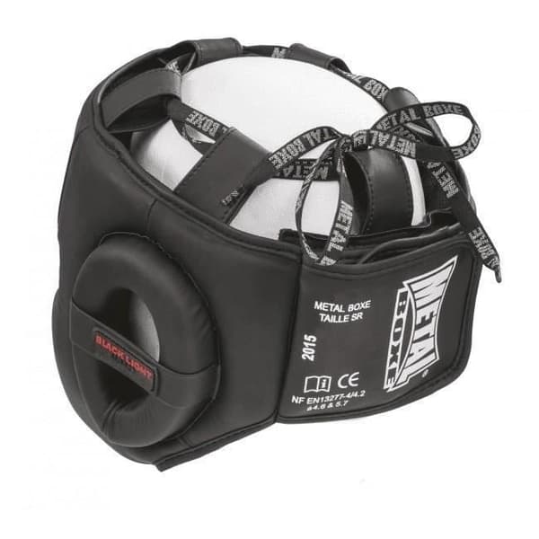METALL BOXE Helansiktshjälm Curtex Black Light