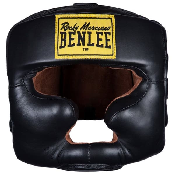 Heltäckande hjälm - BENLEE - Rocky Marciano - Optimal skydd - Äkta läder - Unisex