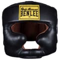 Miniatyrbild 3 av 4: Benlee Huvudställ I Läder Med Kindskydd Full Face Protection Svart S-M