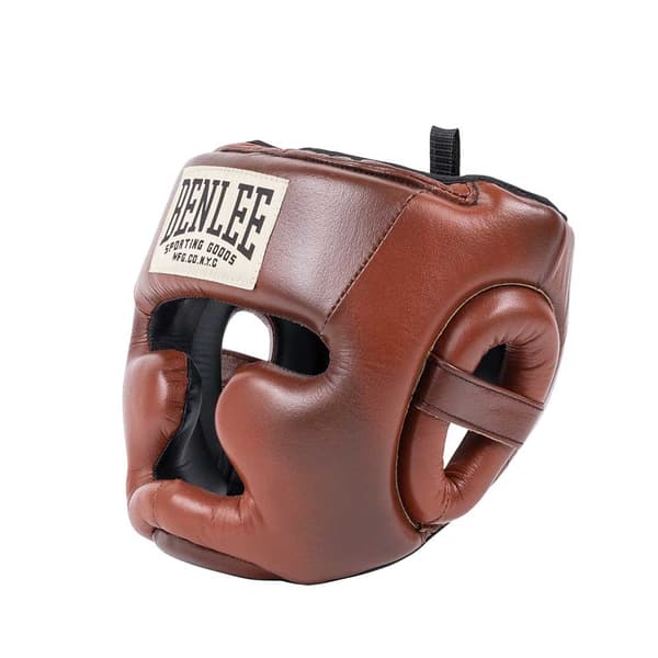 Benlee Beskyttende Hovedbeklædning I Læder Premium Headguard Brun L-XL