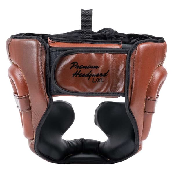 Benlee Beskyttende Hovedbeklædning I Læder Premium Headguard Brun L-XL