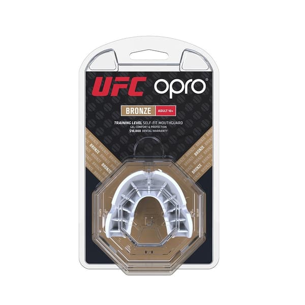 Opro Tandskydd Brons UFC Vit