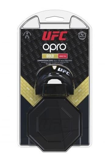 Opro UFC Gold Tandbeskytter Sort/Guld
