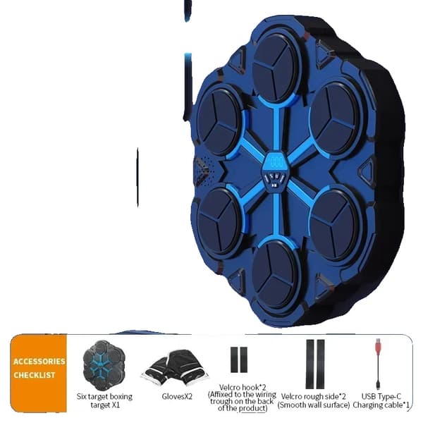 Smart Boxningstränare, PVC-material, Komplett tillbehörsset,YH 3670 Ingen Bluetooth
