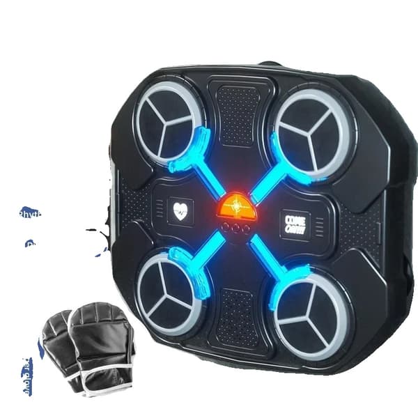Smart Boxing Træner, PVC Materiale, Komplet Tilbehørssæt,8818 Bluetooth sort