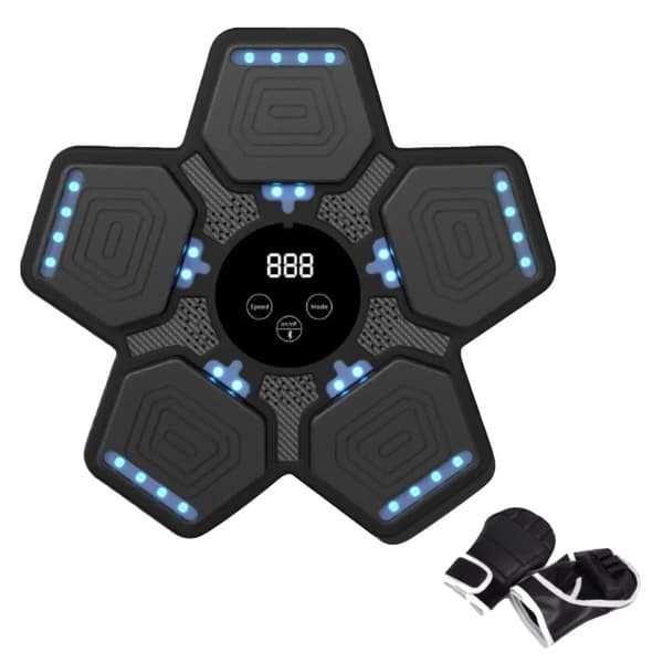 Smart Boxing Trainer, Interaktiv Sensorik, Bluetooth-forbindelse,Med 2Set Handsker