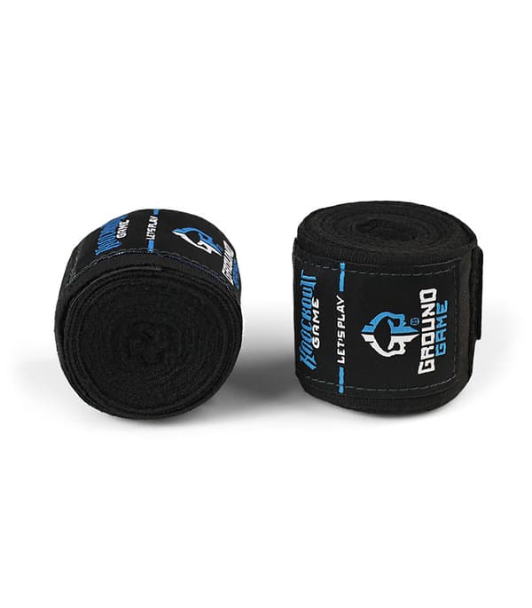 Ground Game Boksebandager "Classic" Sort 4m