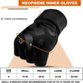 Miniatyrbild 6 av 6: RDX Boxningsbandage Gel Wraps T15 Noir Neopren S