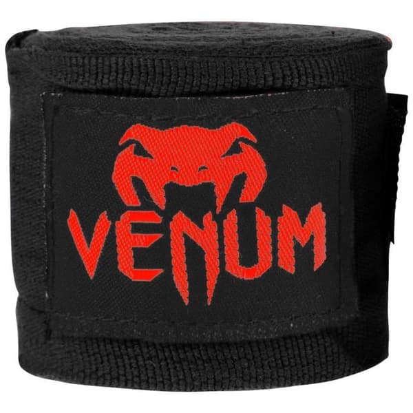 Boxning wraps - Venum - Kontact - 4 meter - svart-röd - Vuxen
