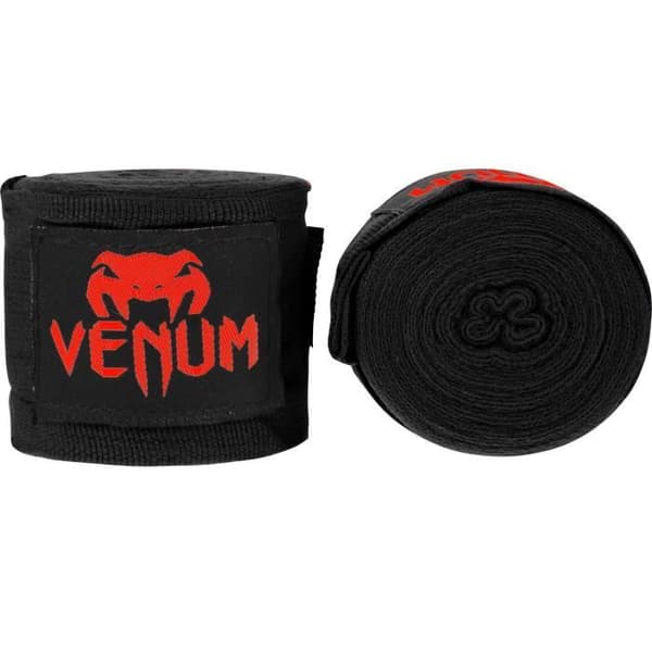 Boxning wraps - Venum - Kontact - 4 meter - svart-röd - Vuxen