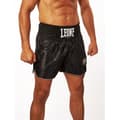 Miniatyrbild 2 av 3: Kort Kick Thái Basic - LEONE - Herr - 100% Polyester - Bred Elastisk - Svart