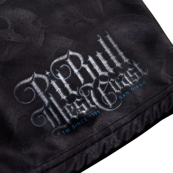 Pit Bull Compression Shortsit Vale Tudo Shortsit Skull Dog 18 M