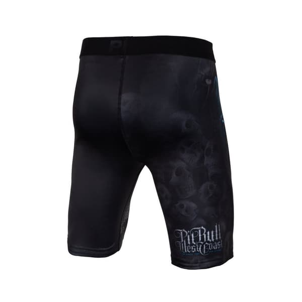 Pit Bull Compression Shortsit Vale Tudo Shortsit Skull Dog 18 M
