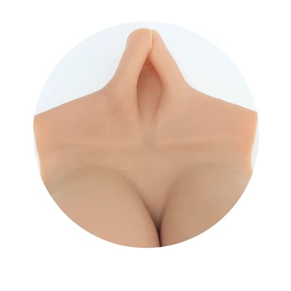 Falska Bröst, Realistiska Silikonbröstformer, Crossdressing, Naturlig, c-kupa elastisk bomull