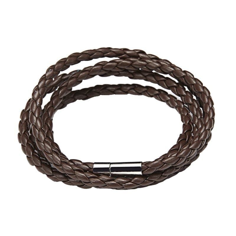 Flätat armband med magnetlås