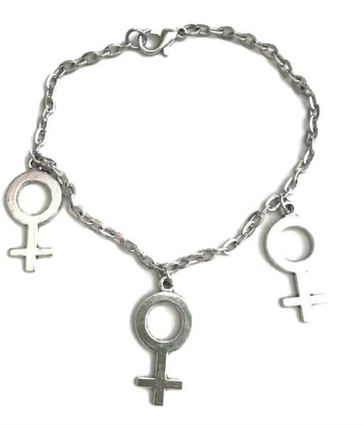 Bracelet - Female Symbols - Venus - 3 Charms - 3 Lengths