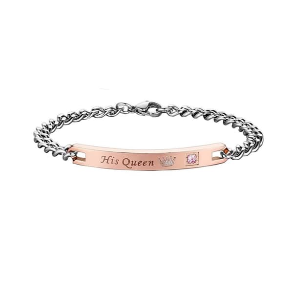Pæresmykker - Pararmbånd - Her King / His Queen