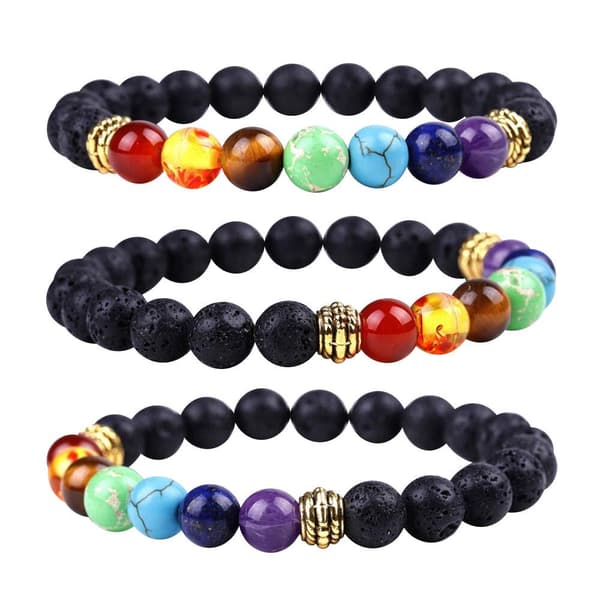 7 Chakra Lava Stone Diffuser Rannekoru