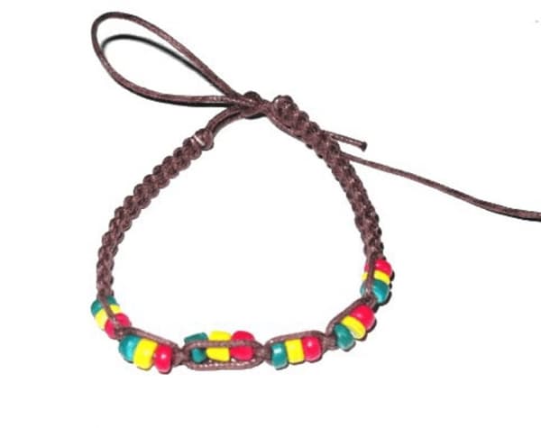 Rasta armbånd - Perler