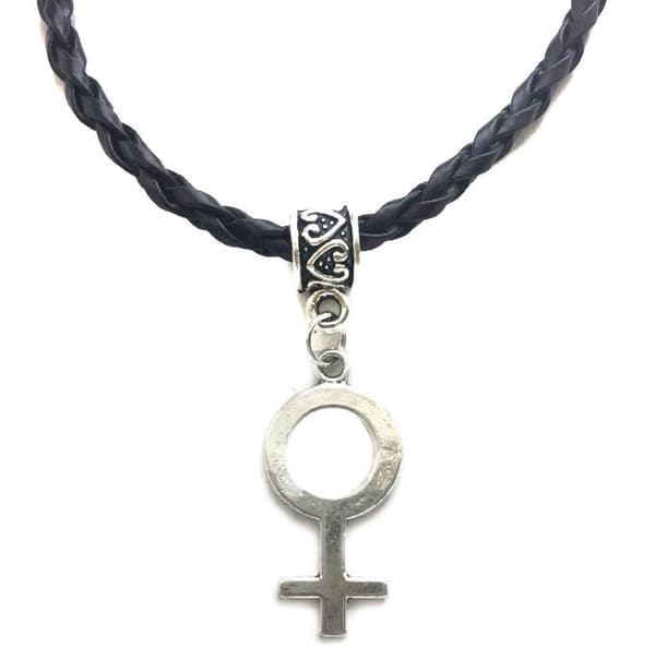 Armband Feminist Svart Feminism Kvinnosymbol Venus