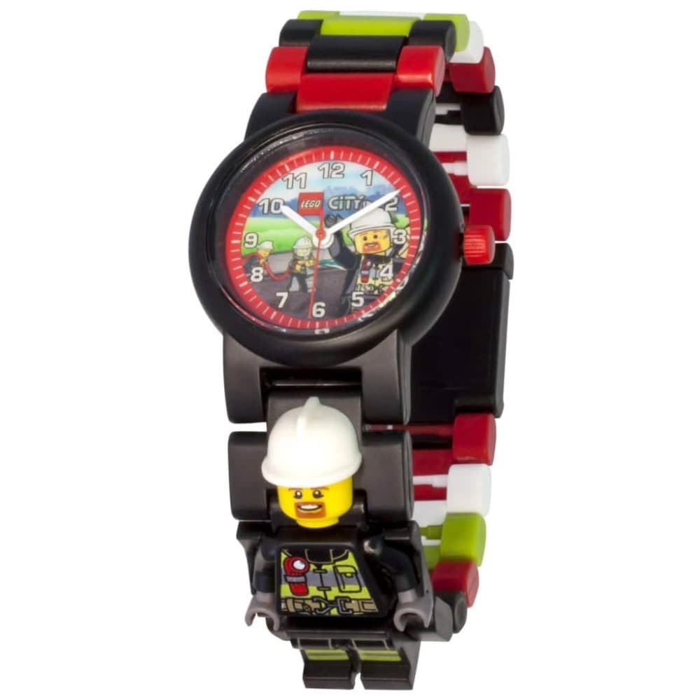 LEGO City armbåndsur med brandmand plastik flerfarvet 8021209