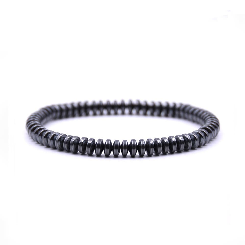 Handgjort Armband Svart Sten Energisten Hematit