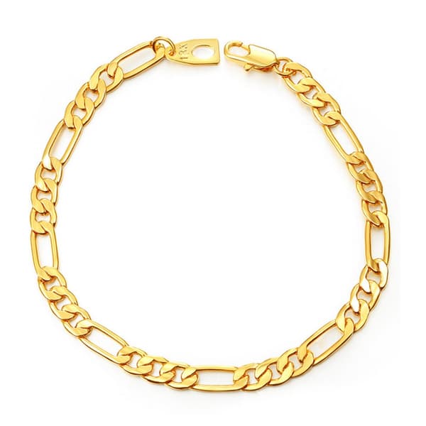 Armband Länk/Kedja i Guld 5mm Herrarmband