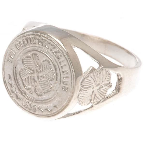 Celtic FC Sterling Silver Ring Silver Small