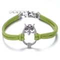 Miniatyrbild 7 av 11: Armband med symbolen "Uggla" i silver - Flera färger